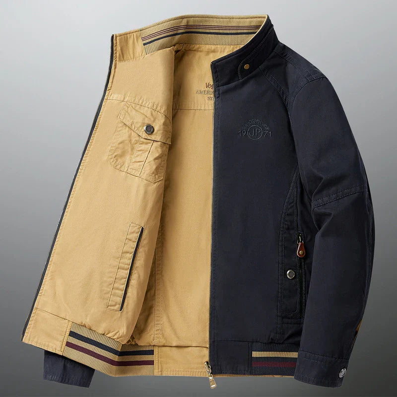 Jaqueta Masculina Estilo Militar Dupla Face