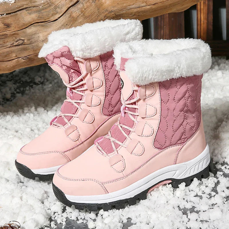 Bota Feminina Resistente Imperméavel De Neve