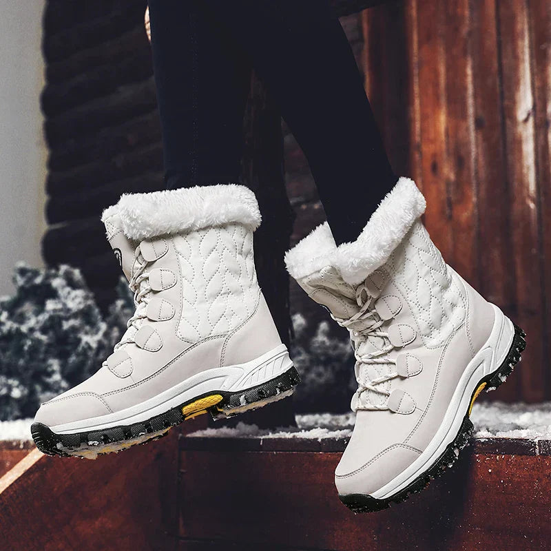 Bota Feminina Resistente Imperméavel De Neve