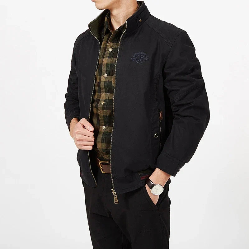 Jaqueta Masculina Estilo Militar Dupla Face