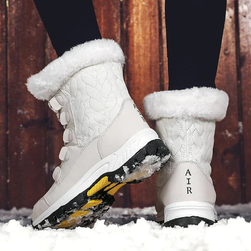 Bota Feminina Resistente Imperméavel De Neve