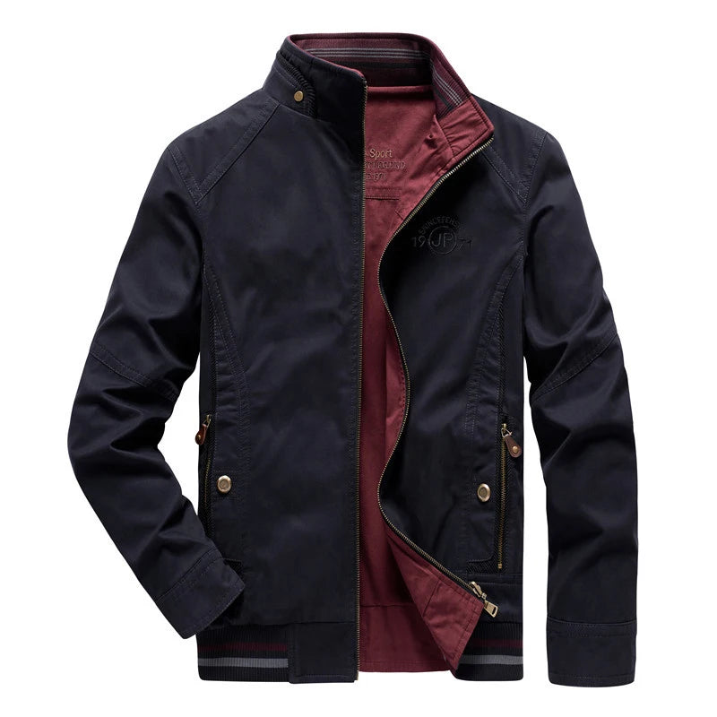 Jaqueta Masculina Estilo Militar Dupla Face