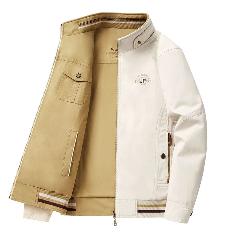 Jaqueta Masculina Estilo Militar Dupla Face