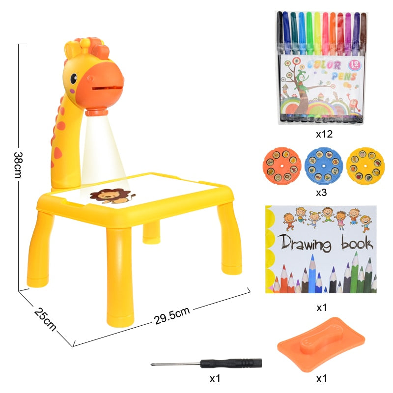 Projetor Kids - Seus filhos desenhando por horas!