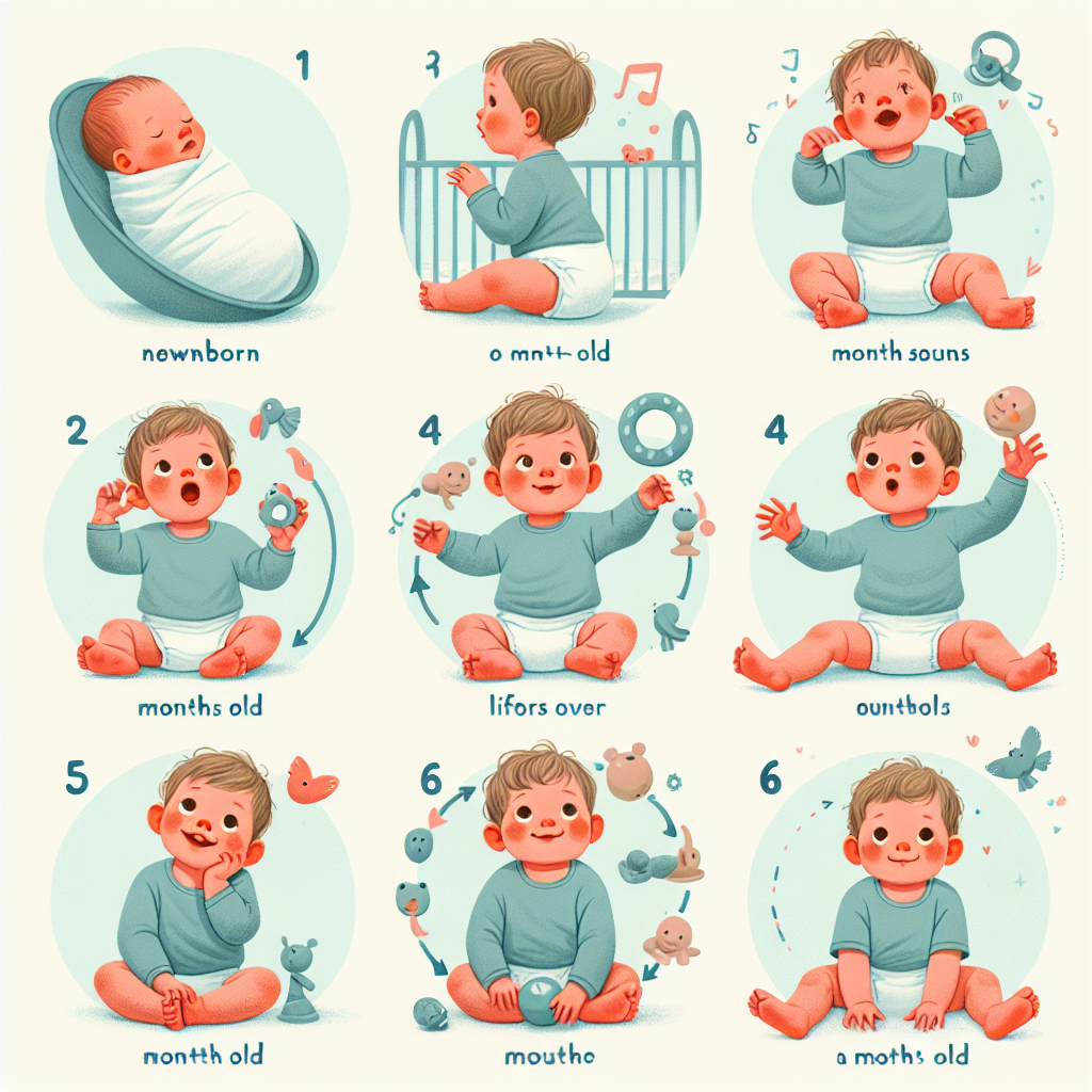 O Desenvolvimento Infantil de 0 a 6 Meses: O Que Esperar