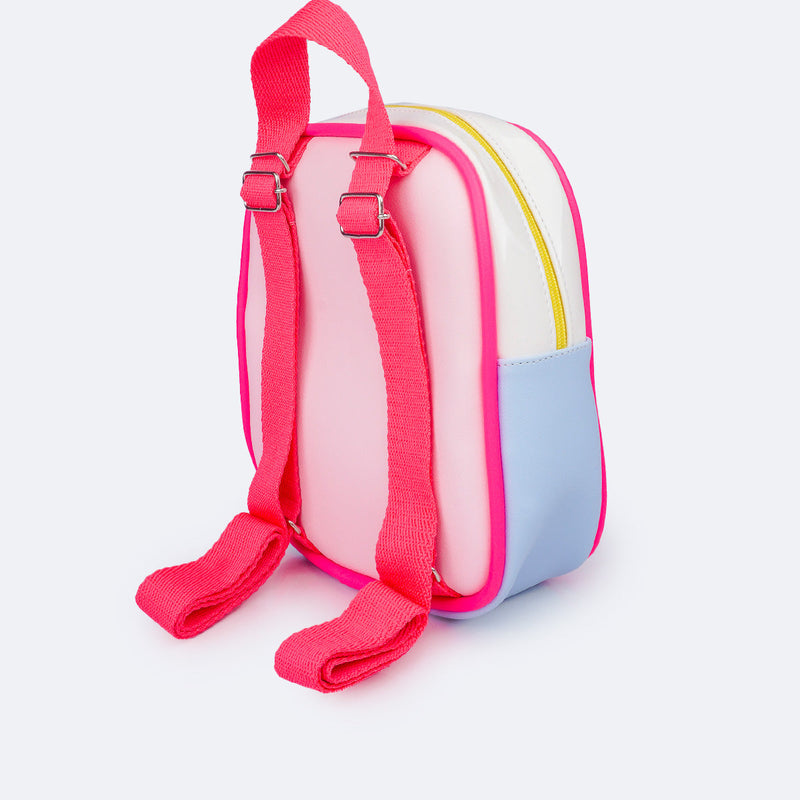 Bolsa de Led Infantil Pampili 2 em 1 Surprise Pelúcia Colorida - Vem com duas pelúcias