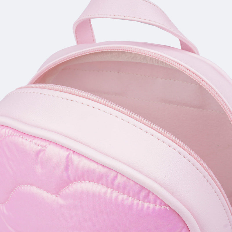 Mochila Infantil Pampili Matelassê Comfy Rosa Suspiro