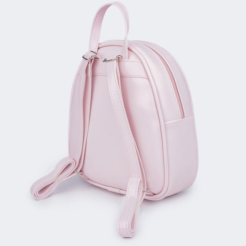 Mochila Infantil Pampili Paetê Mágico Rosa Suspiro