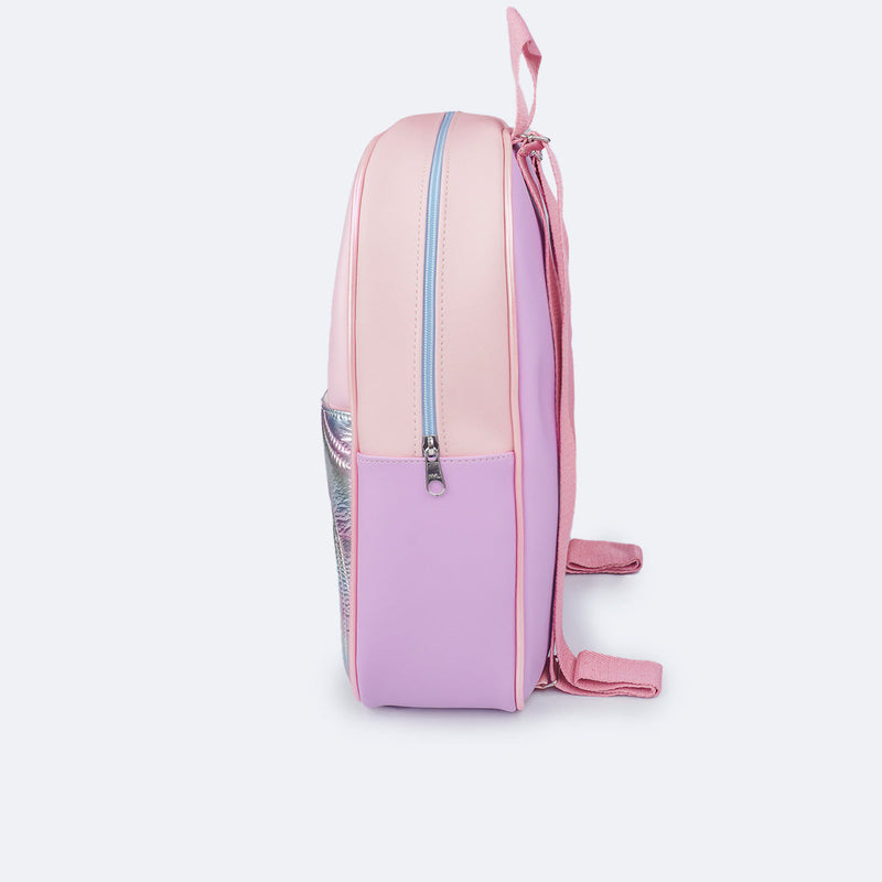 Mochila Infantil Pampili Matelassê Comfy Rosa Suspiro e Colorido