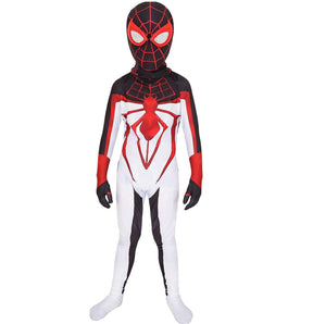 Fantasia Infantil Miles Morales Homem-Aranha Game ps5 Ultimate Crianças Traje