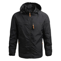 Jaqueta Masculina Casual  De Capuz Impermeável