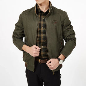 Jaqueta Masculina Estilo Militar Dupla Face