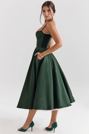 Vestido Midi Cloe Dupla Camada