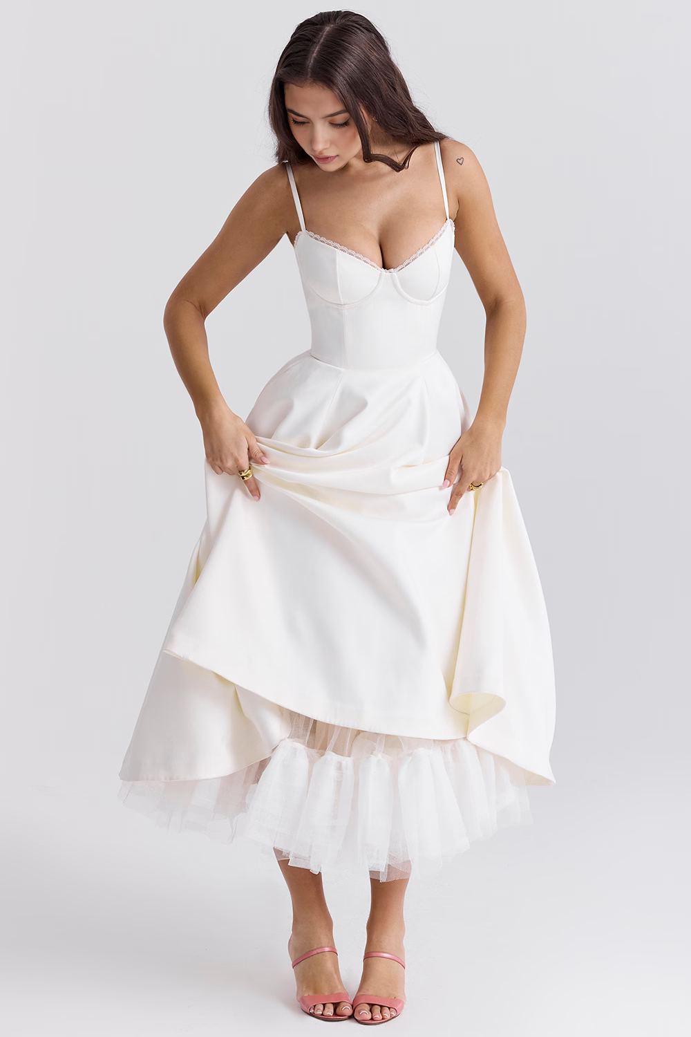 Vestido Midi Cloe Dupla Camada
