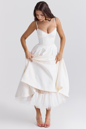 Vestido Midi Cloe Dupla Camada