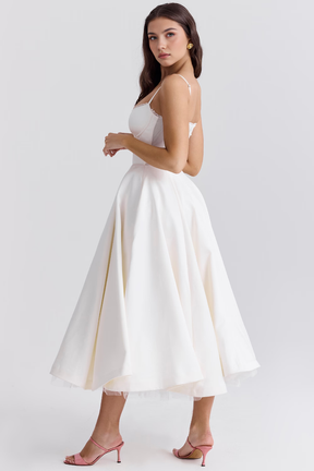 Vestido Midi Cloe Dupla Camada