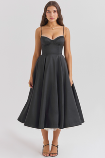 Vestido Midi Cloe Dupla Camada