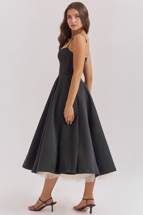Vestido Midi Cloe Dupla Camada