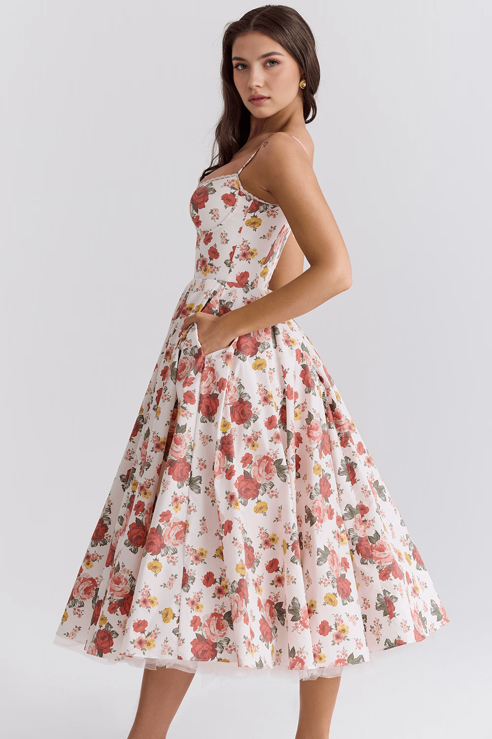 Vestido Midi Cloe Dupla Camada