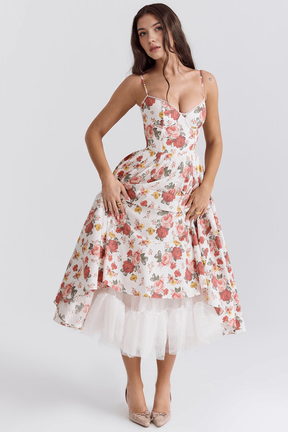 Vestido Midi Cloe Dupla Camada