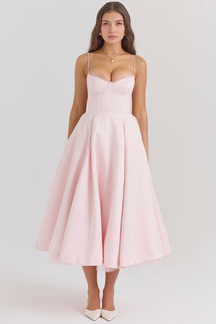 Vestido Midi Cloe Dupla Camada