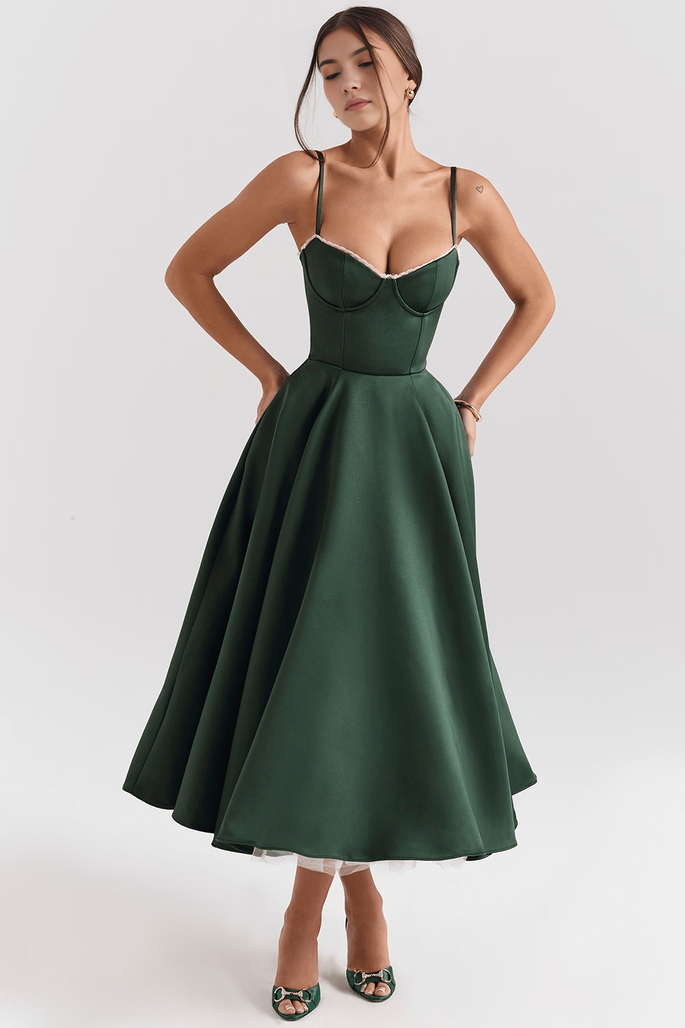 Vestido Midi Cloe Dupla Camada