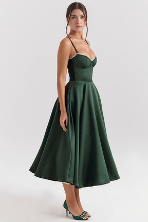 Vestido Midi Cloe Dupla Camada