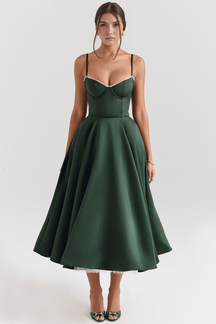Vestido Midi Cloe Dupla Camada