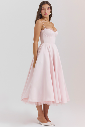 Vestido Midi Cloe Dupla Camada