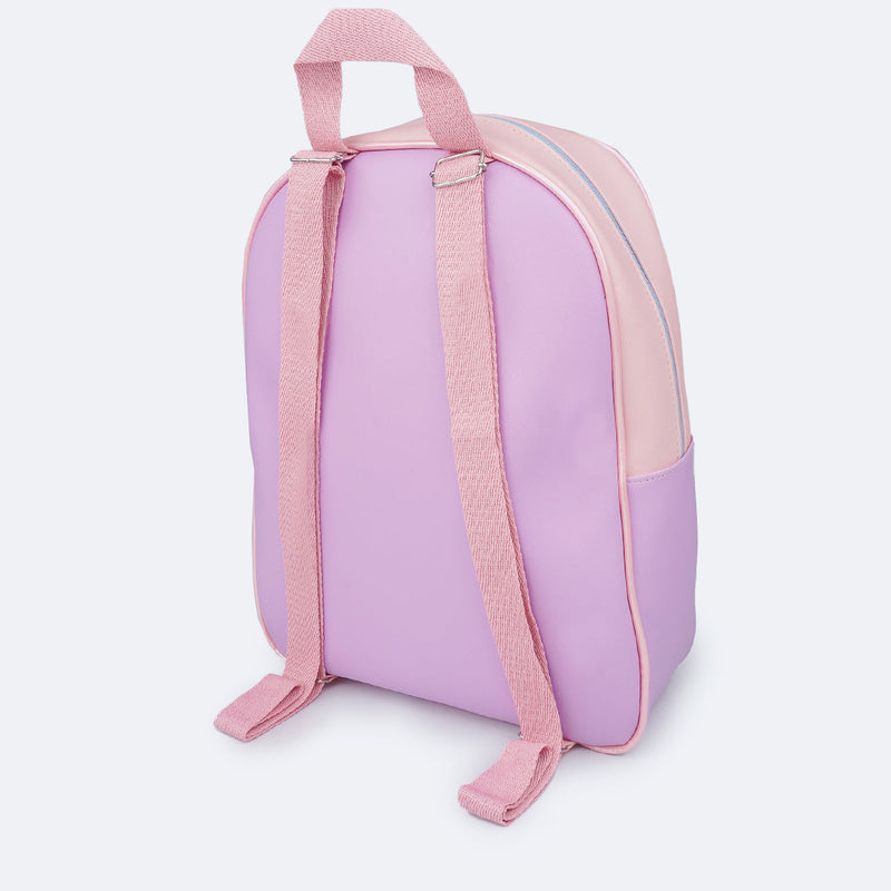 Mochila Infantil Pampili Matelassê Comfy Rosa Suspiro e Colorido