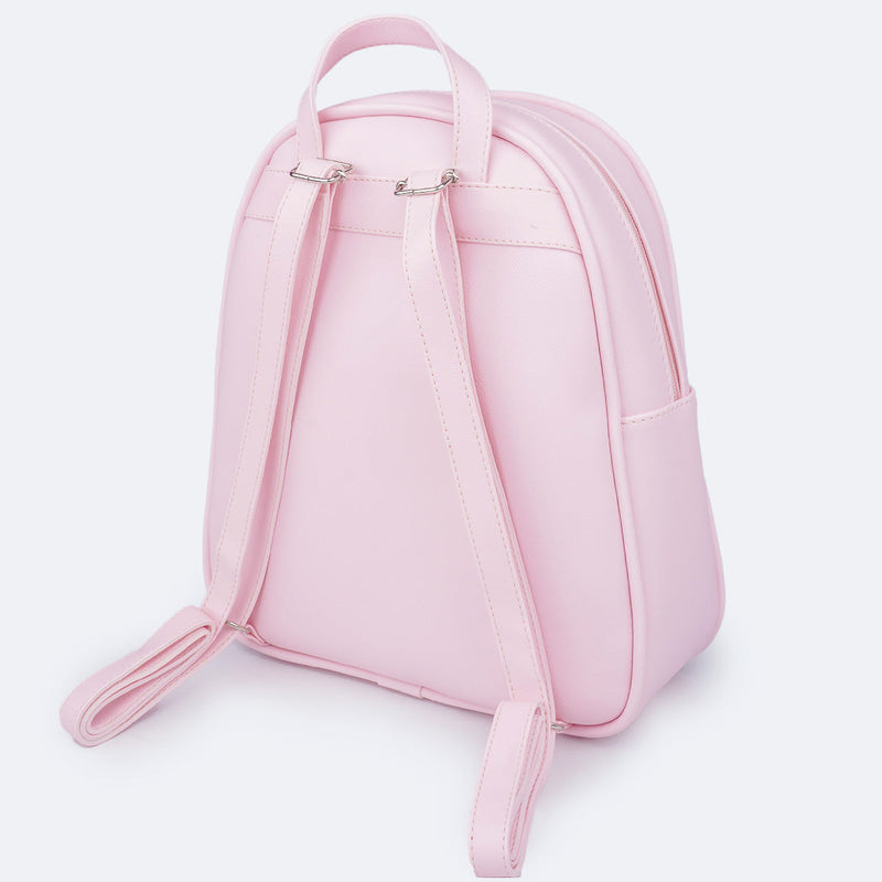 Mochila Infantil Pampili Matelassê Comfy Rosa Suspiro