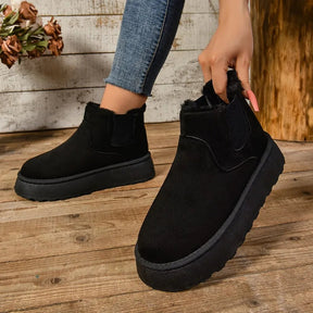 Bota Feminina Confortável Quente Para Inverno