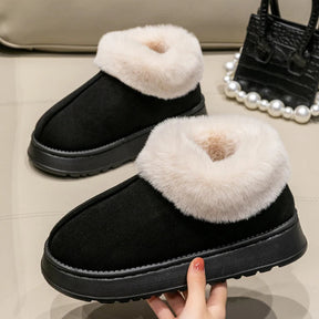 Bota Feminina Casual De Inverno De Pelúcia Mácia