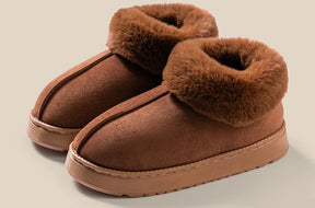 Bota Feminina Casual De Inverno De Pelúcia Mácia