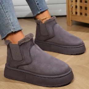 Bota Feminina Confortável Quente Para Inverno