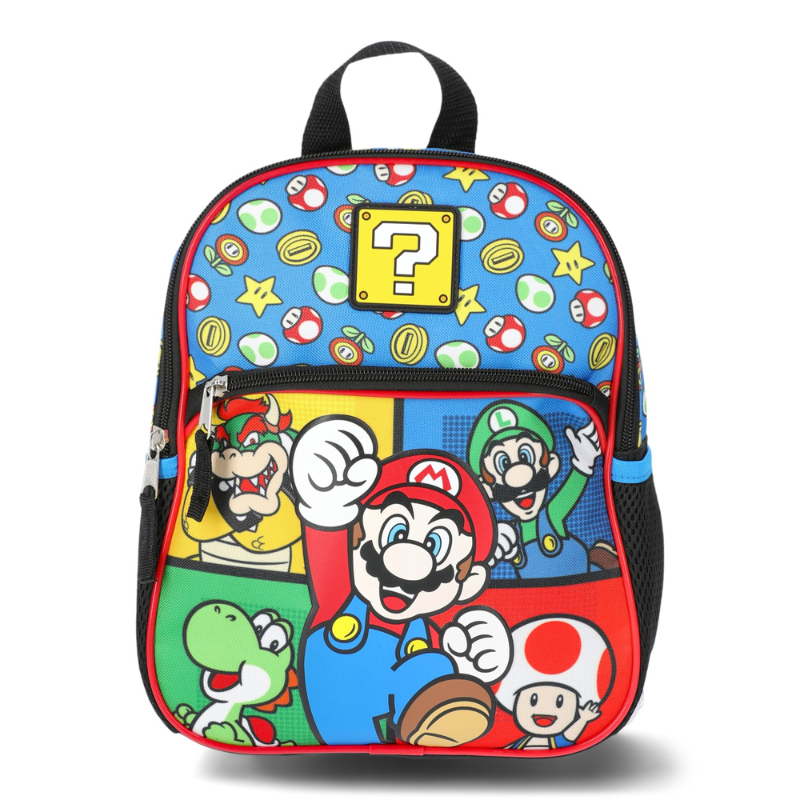 Mochila Escolar Infantil Super Mario