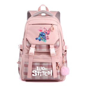 Mochila Estampada Stitch e Angel