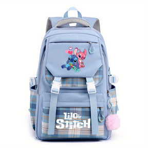 Mochila Estampada Stitch e Angel