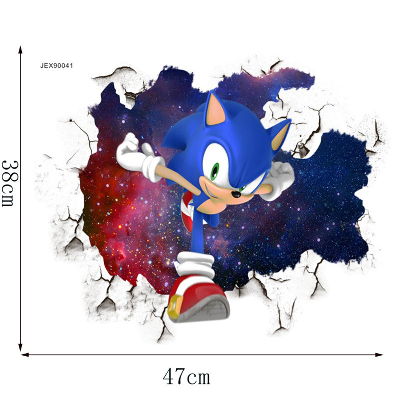 Adesivo Parede Sonic Skate